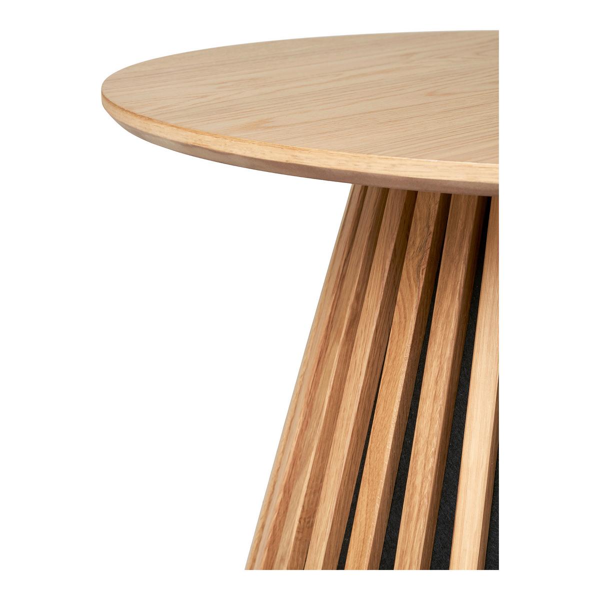 Couchtisch Osaka Hellbraun B: 70cm - Hellbraun/Schwarz, Design, Holz/Textil (70/70/45cm) - MID.YOU