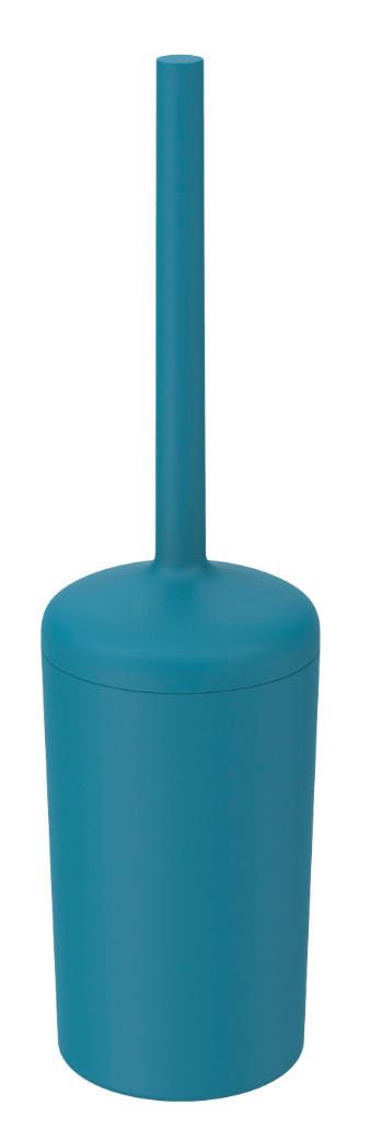 WC KEFA SO STOJANOM Hug, 10/37cm, petrolejová - modrá/petrolejová, Modern, plast (10/37cm) - Premium Living