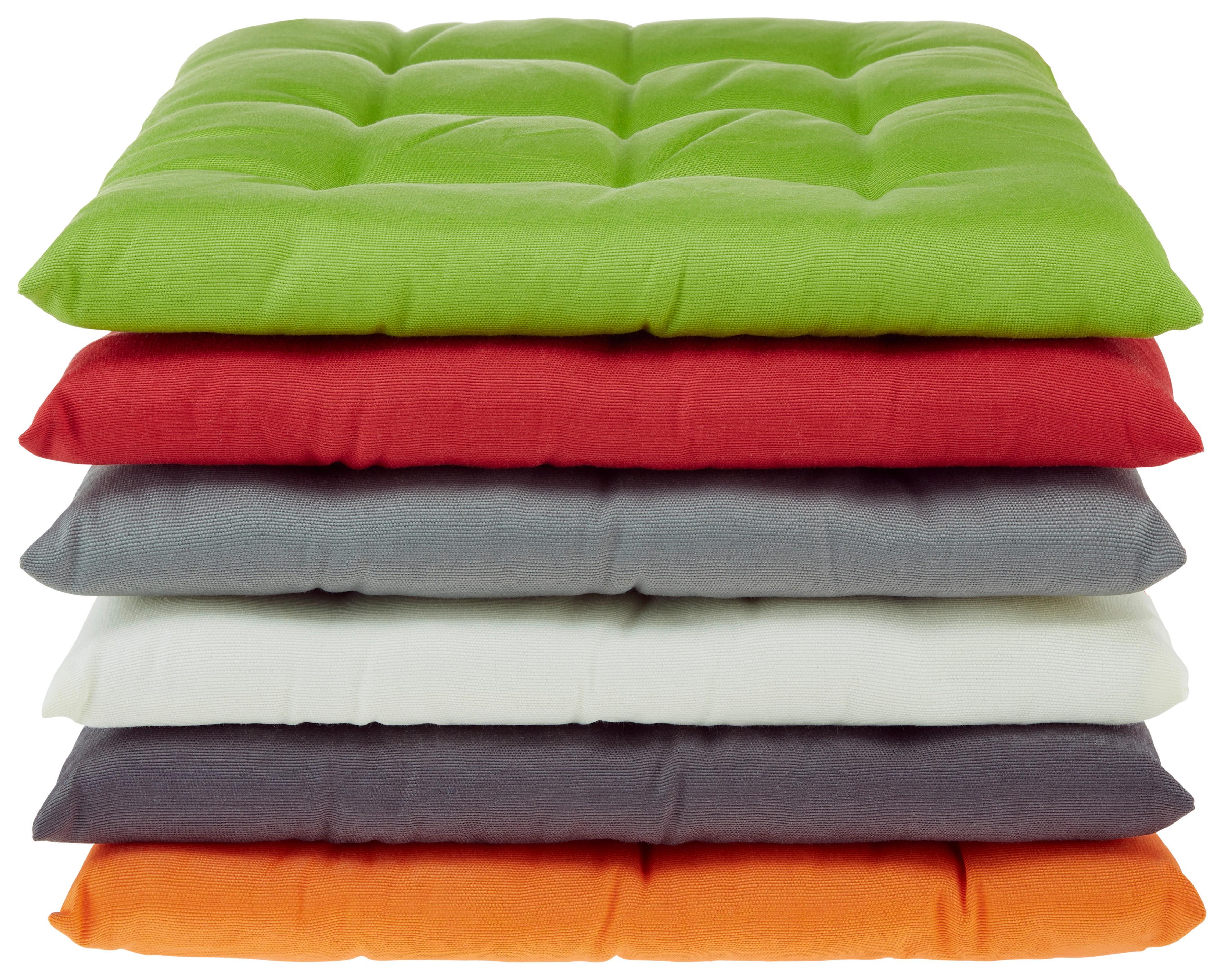 Sitzkissen Jolanda Grün 40x40 Cm Textil - Grün, MODERN, Textil (40/40/5cm) - Luca Bessoni