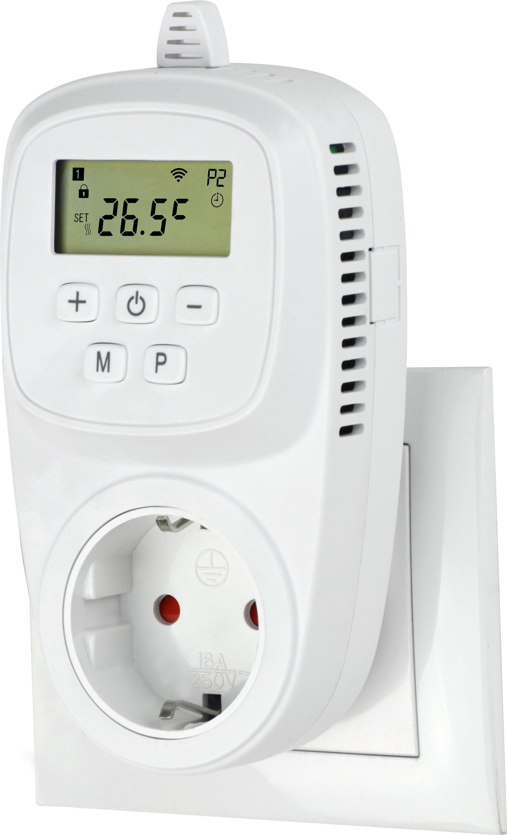 Thermostat für Heizkörper mit Frostschutzfunkion - Weiß, Basics, Kunststoff (14cm)