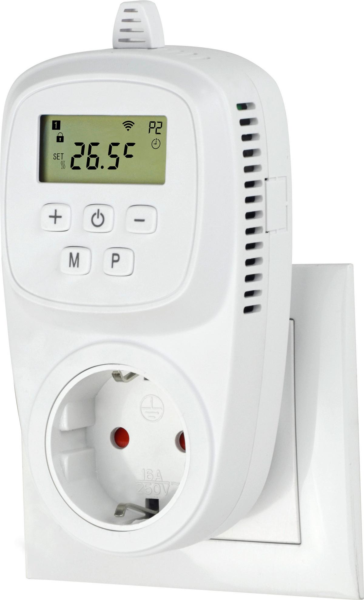 Thermostat für Heizkörper mit Frostschutzfunkion - Weiß, Basics, Kunststoff (14cm)