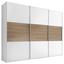 Schwebetürenschrank 336 cm Includo, Weiß - Eichefarben/Weiß, MODERN, Holzwerkstoff (336/222/68cm) Schwebetürenschrank 336 cm Includo, Weiß - Eichefarben/Weiß, MODERN, Holzwerkstoff (336/222/68cm)