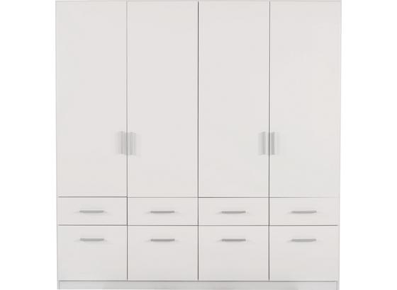 Ruhásszekrény Celle - fehér, modern, fa (181/197/54cm) Ruhásszekrény Celle - fehér, modern, fa (181/197/54cm)