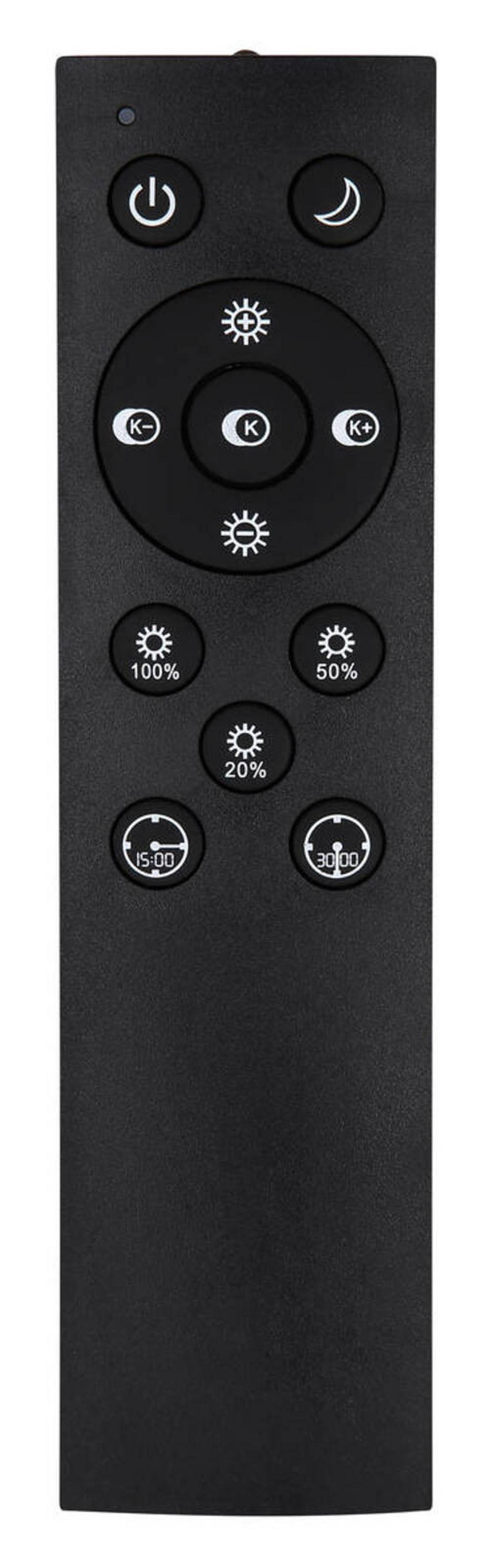 LED-Deckenleuchte 67247-58sh - Opal/Schwarz, Design (90/40/8cm) - Globo