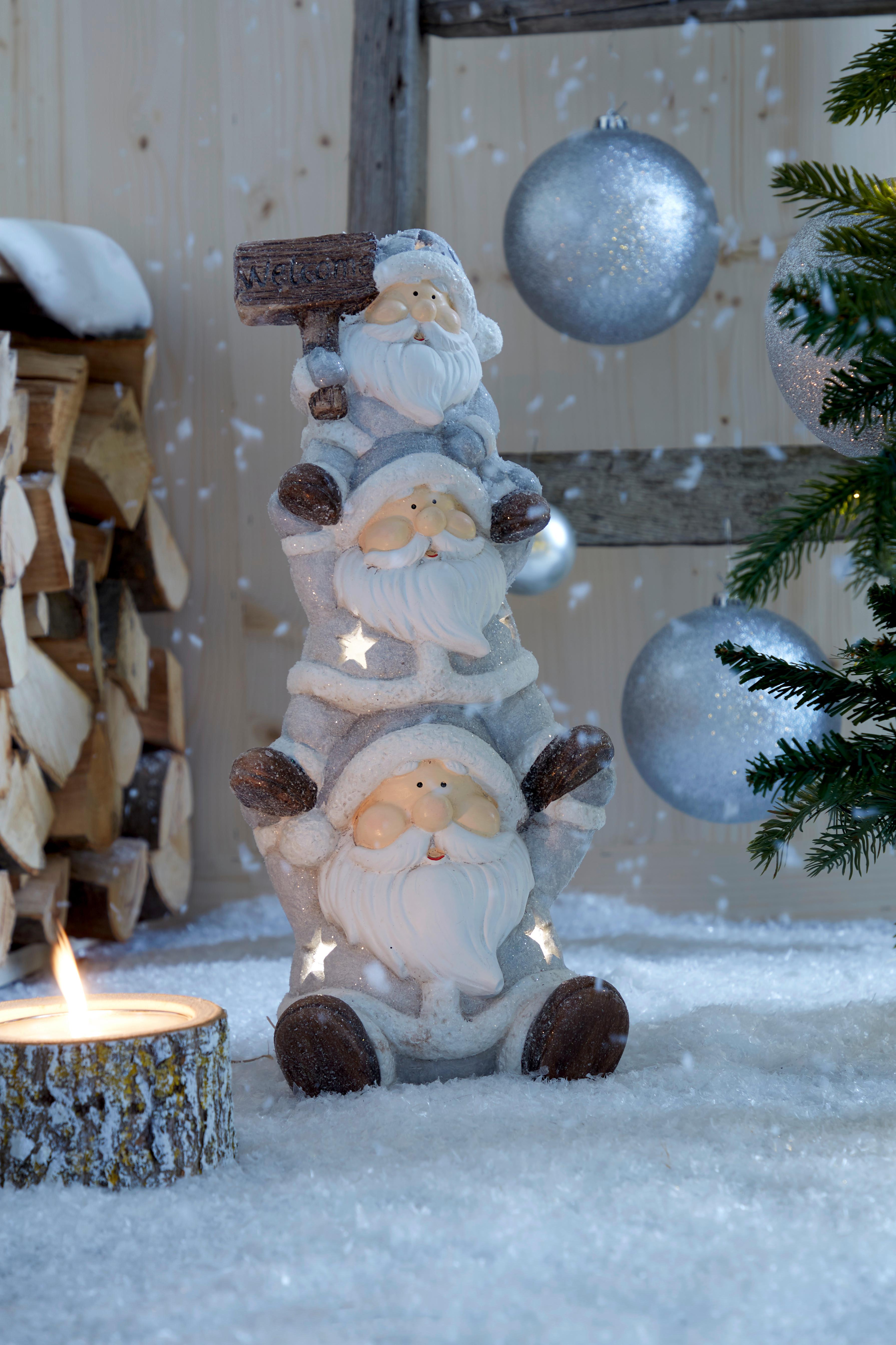 LED-Weihnachtsfigur Weihnachtsmänner