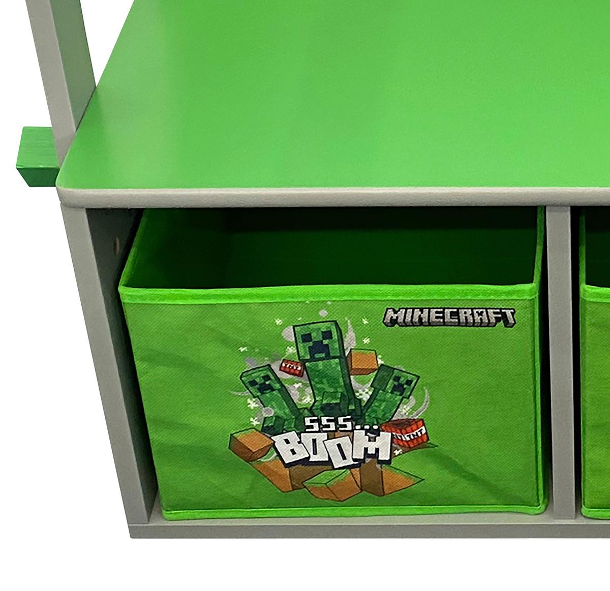 Kindersitzbank Minecraft - Multicolor, MODERN, Holzwerkstoff/Textil (65,4/60/35cm) - Minecraft