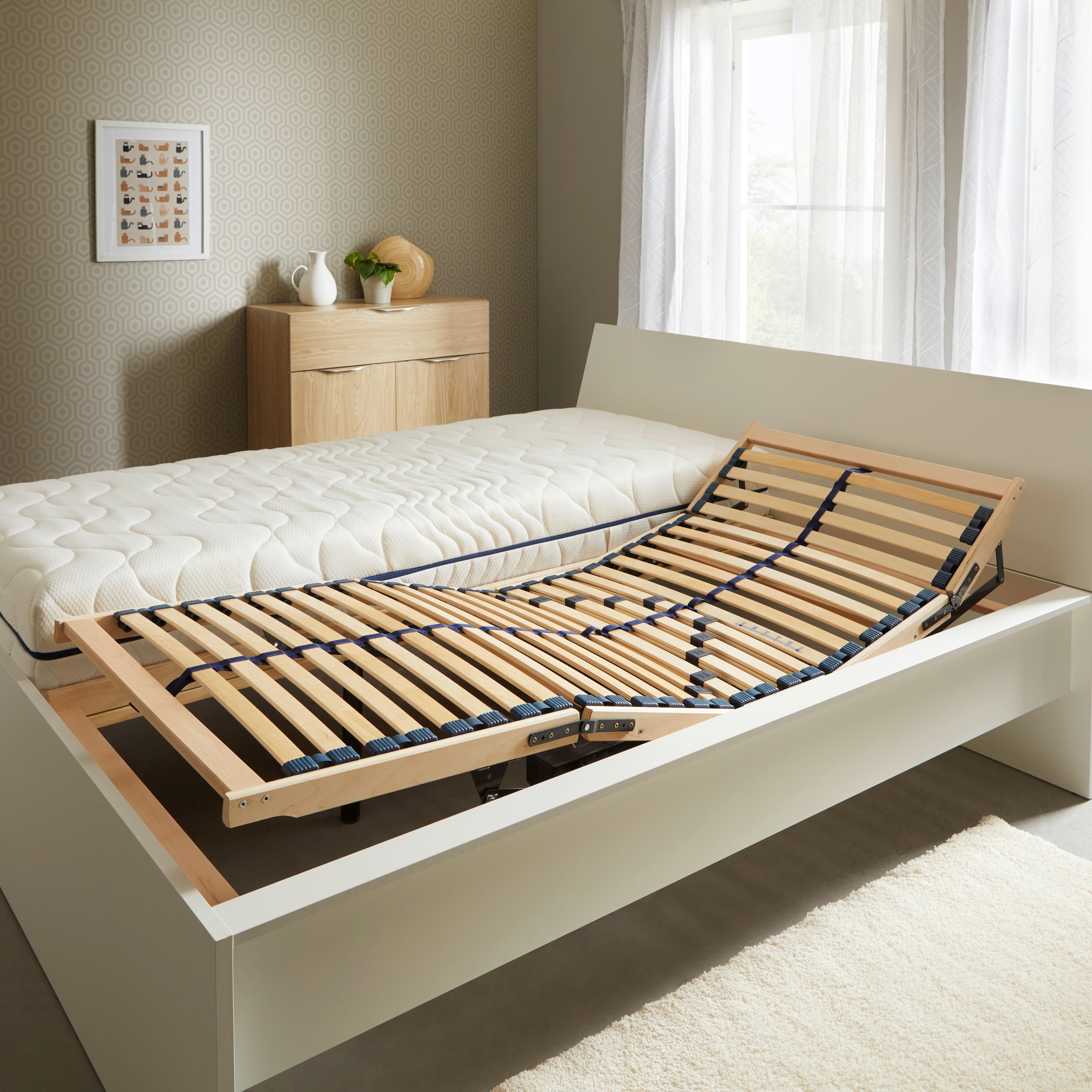 Elektrischer Lattenrost Primatex 140x200 Cm - Birkefarben, Holz (140/200cm) - Primatex