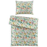 Povlečení Kamia allover, 70/90 140/200cm - růžová/tyrkysová, Romantický / Rustikální, textil (140/200cm) - Mömax