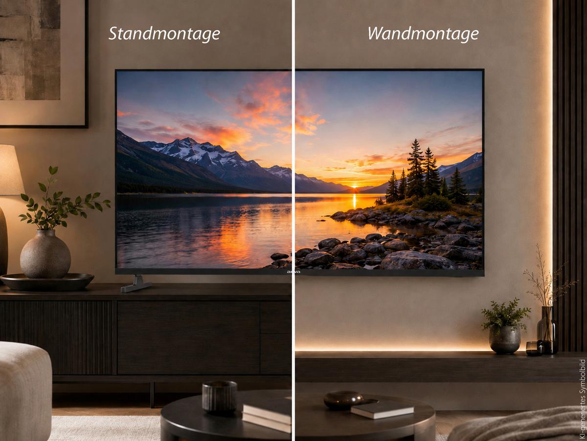 SMART LED TV 55 Zoll - Schwarz, MODERN, Kunststoff