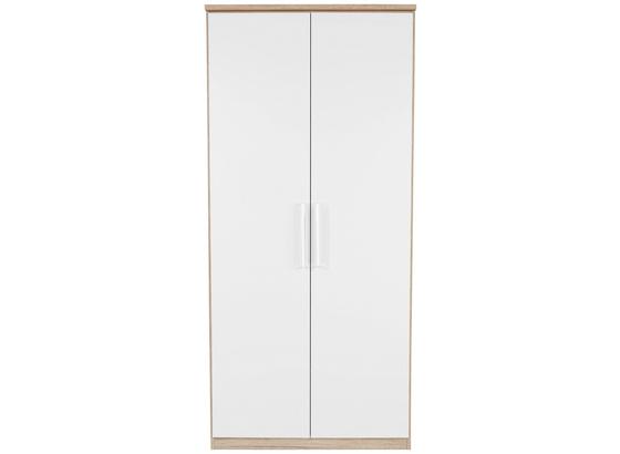 Ruhásszekrény Wien - tölgy színű/fehér, konvencionális, faanyagok (91/212/56cm) Ruhásszekrény Wien - tölgy színű/fehér, konvencionális, faanyagok (91/212/56cm)