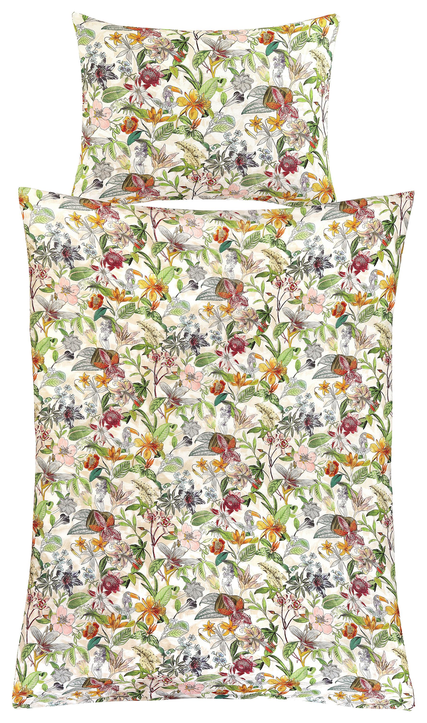 BETTWÄSCHE EXOTIC - Dunkelrosa/Hellgelb, MODERN, Textil - Luca Bessoni