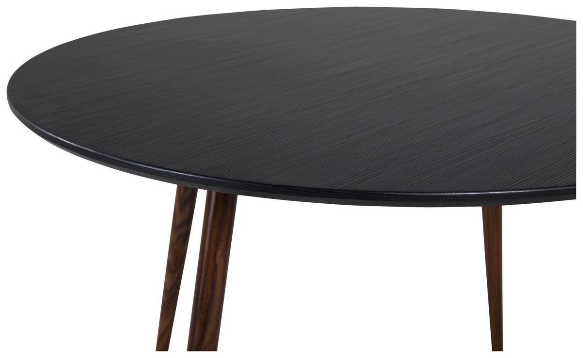Esstisch Plaza Schwarz L: 100 Cm - Schwarz, Design, Holzwerkstoff/Metall (100/100/75cm) - Livetastic