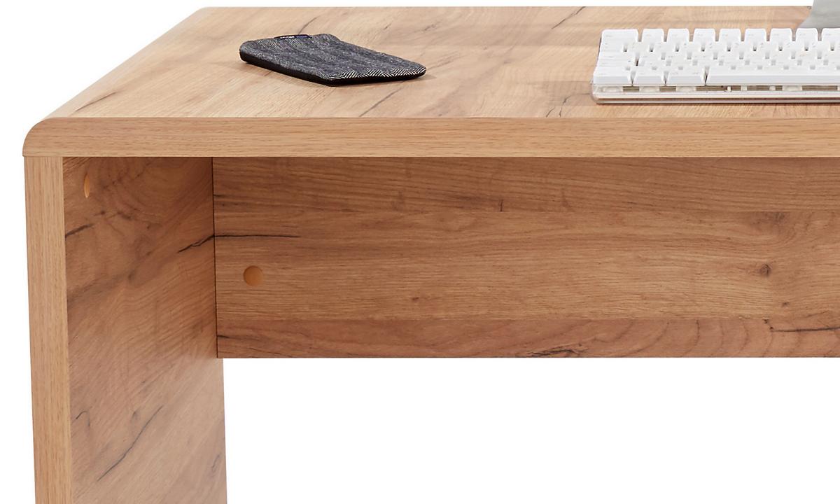 PSACÍ STŮL FONTANA FTB03 - barvy dubu, Moderní, kompozitní dřevo (120/75,5/60cm)