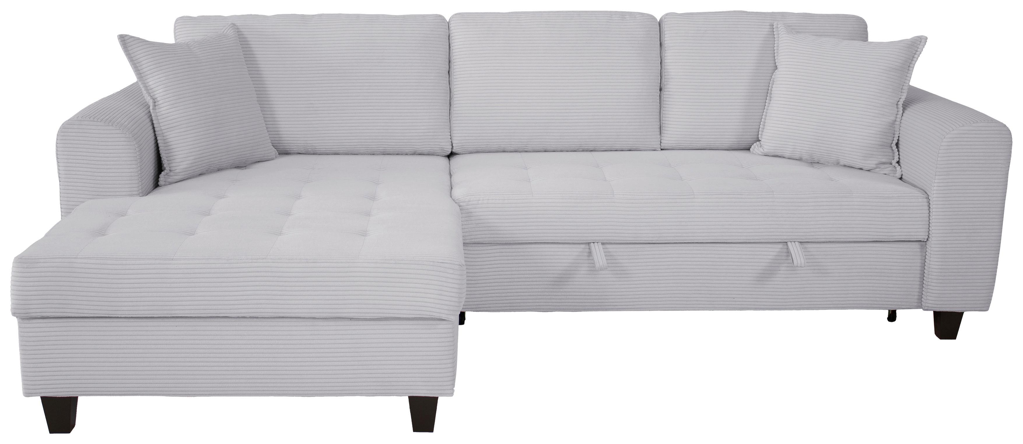 Ecksofa Moritz Beigebraun S: ca. 155x265 cm - Taupe, Trend, Textil (155/265cm)