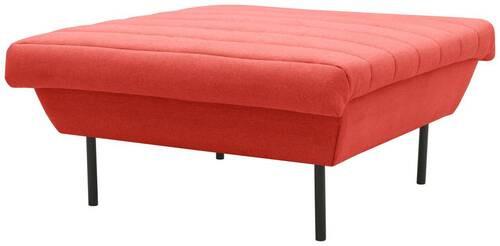 Hocker Looks Ix - Schwarz/Orange, Design, Textil (90/45/105cm) - LOOKS by W.Joop