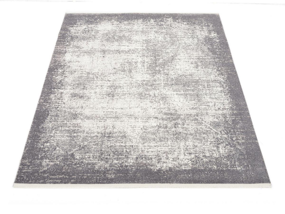 Webteppich Grau Etienne 120x170 cm - Grau, Design, Textil (120/170cm) - Novel