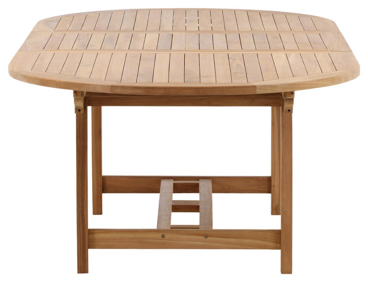 Gartentisch Kenya Teakholz L 180 Cm - Teakfarben, KONVENTIONELL, Holz (180/120/75cm) - Gardenson