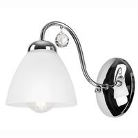 Wandleuchte Miranda Chromfarben D: 20 Cm - Chromfarben, Design, Glas (20/14cm)