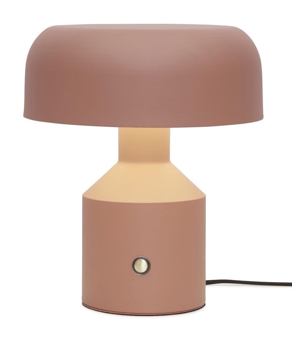 Tischlampe Porto Terra Cotta mit Schalter - Terracotta, Basics, Metall (25/29cm) - It's about Romi