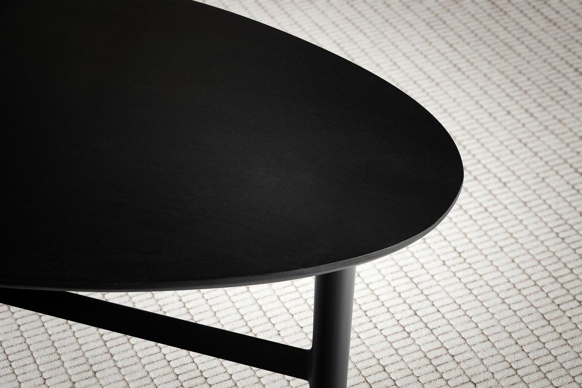 Konferenčný stolík čierna - čierna, Design (86/37/50cm) - MID.YOU