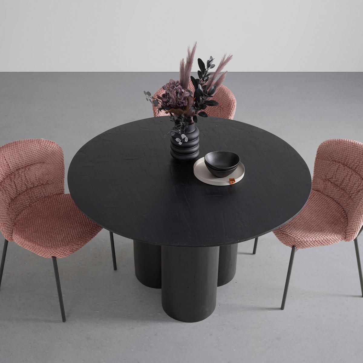 Židle EMILY růžová - růžová/pink, Lifestyle, kov/dřevo (55/79/59cm) - Mömax