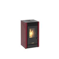 Pelletofen Maui Bordeaux Metall 8 Kw Mit Wi-Fi - Bordeaux, Basics, Metall (46/84/53cm)