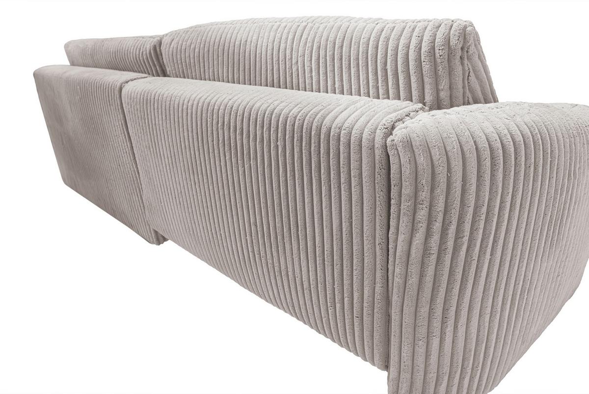Ecksofa Lush Hellbraun S: 284x161 cm - Hellbraun/Gelb, Design, Textil (284/161cm) - Livetastic