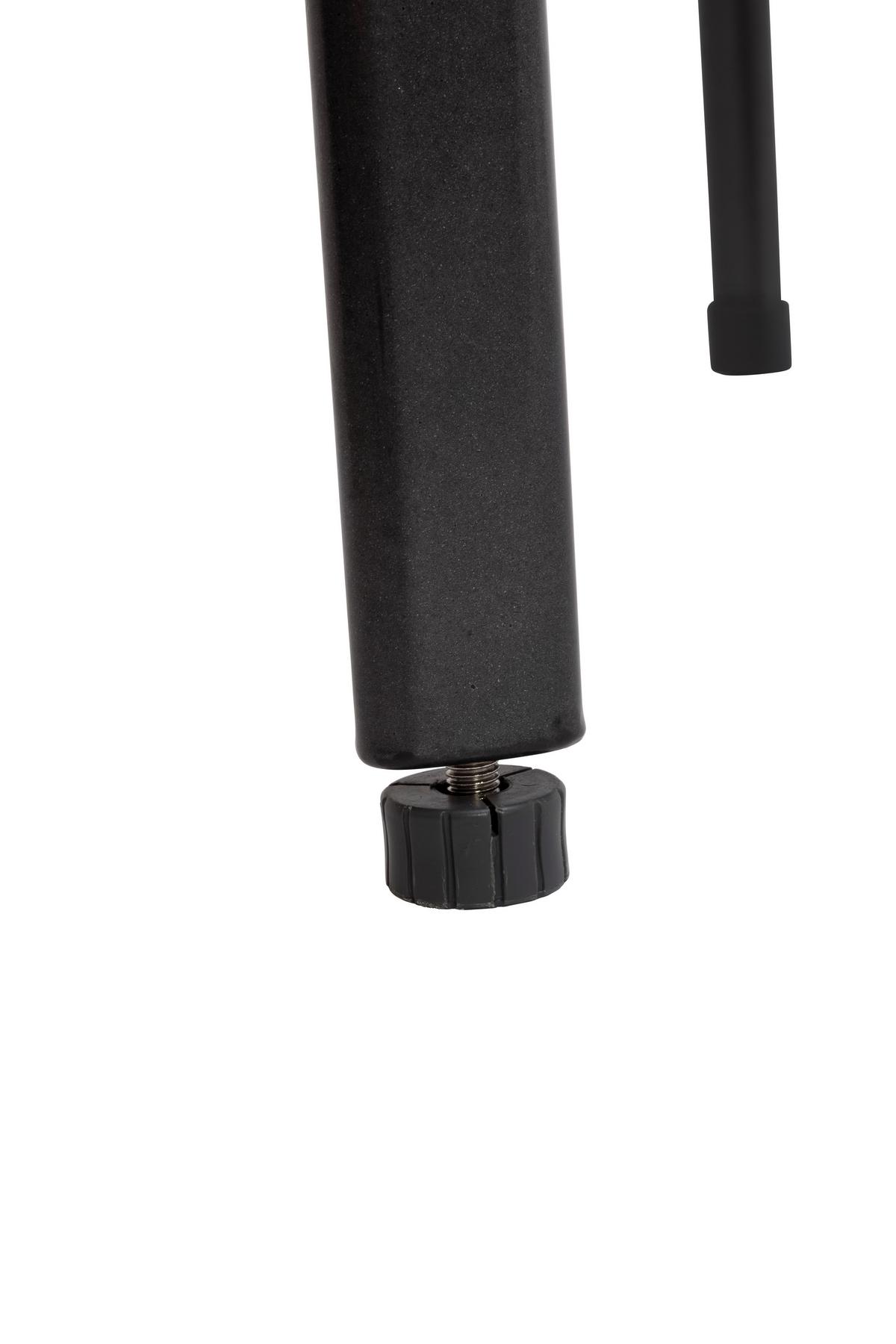 Gartentisch höhenverstellbar Toulouse, Stahl L 140 cm - Anthrazit/Schwarz, MODERN, Kunststoff/Metall (140/74/90cm) - Luca Bessoni