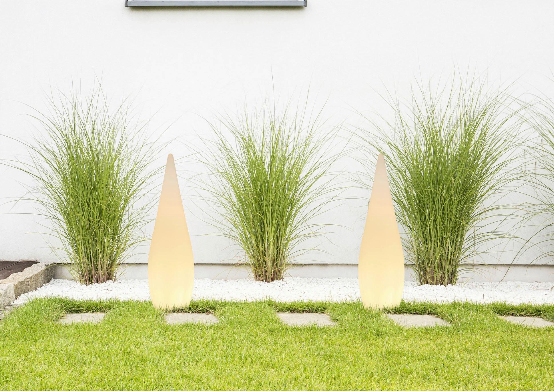 Außenstehleuchte 31772 - Opal/Weiß, Basics, Kunststoff (24/9,6cm) - Globo