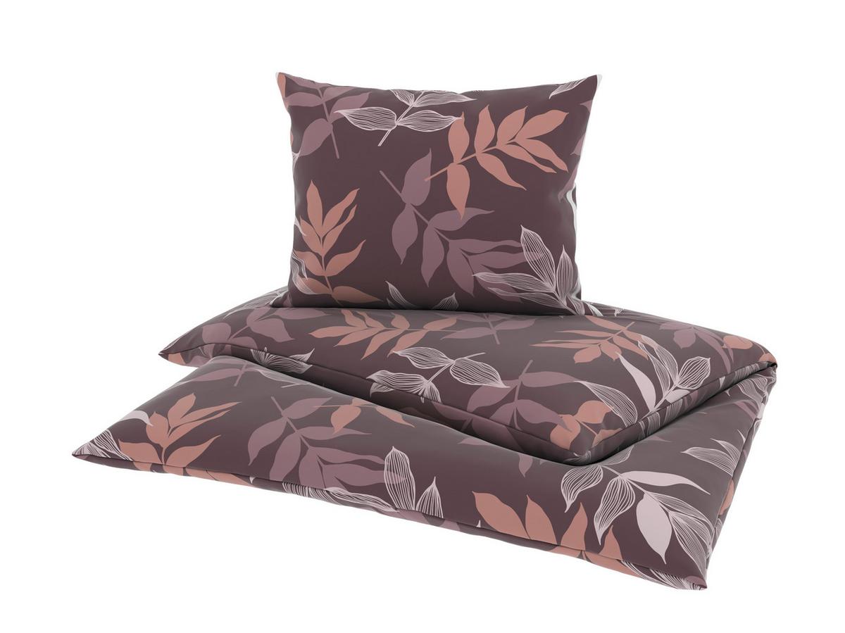 BETTWÄSCHE BLÄTTERTANZ - Lila, MODERN, Textil - Luca Bessoni