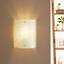 NÁSTENNÁ LAMPA IRIS - biela/číre, Konvenčný, sklo (20/24/8cm) - MÖMAX modern living