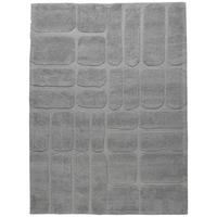 Wollteppich Bermudez Grauer Weichteppich - Grau, Basics, Textil (160/230cm)