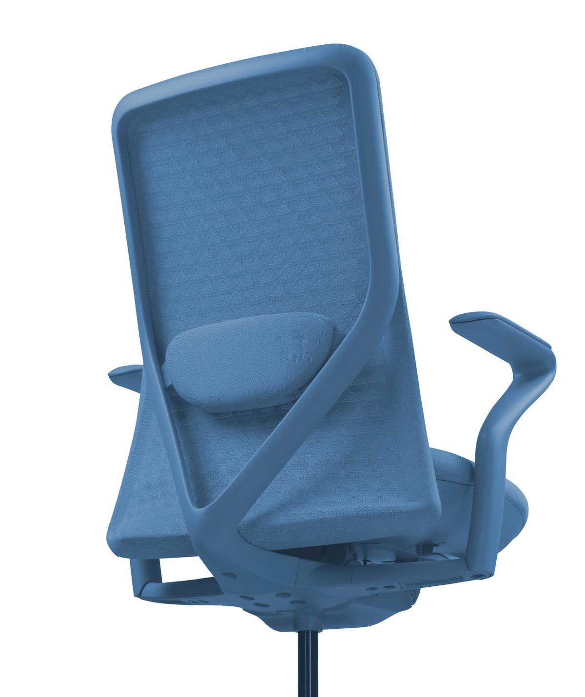 DREHSTUHL Vervio Blau B: 63cm - Blau, MODERN, Kunststoff/Textil (63/111/67cm) - MID.YOU