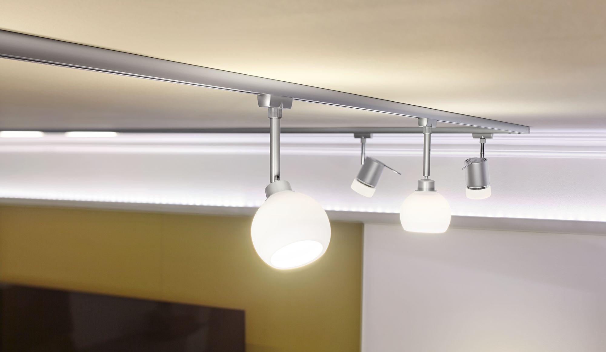 Schienensystem Urail Strahler 95182 LED-Spotkopf - Chromfarben, Design, Metall (5/12,5cm) - Paulmann