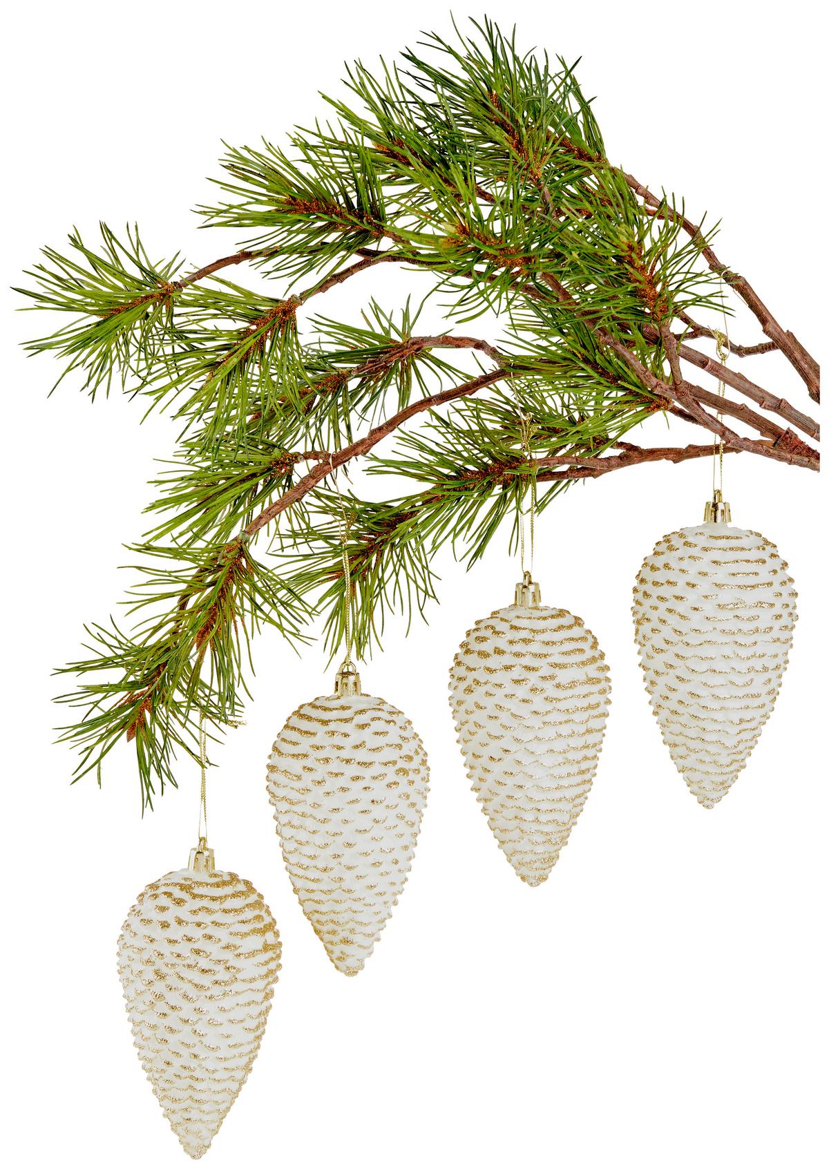 Függődísz Zapen - aranyszínű/ezüstszínű, Basics, műanyag (12cm) - Luca Bessoni