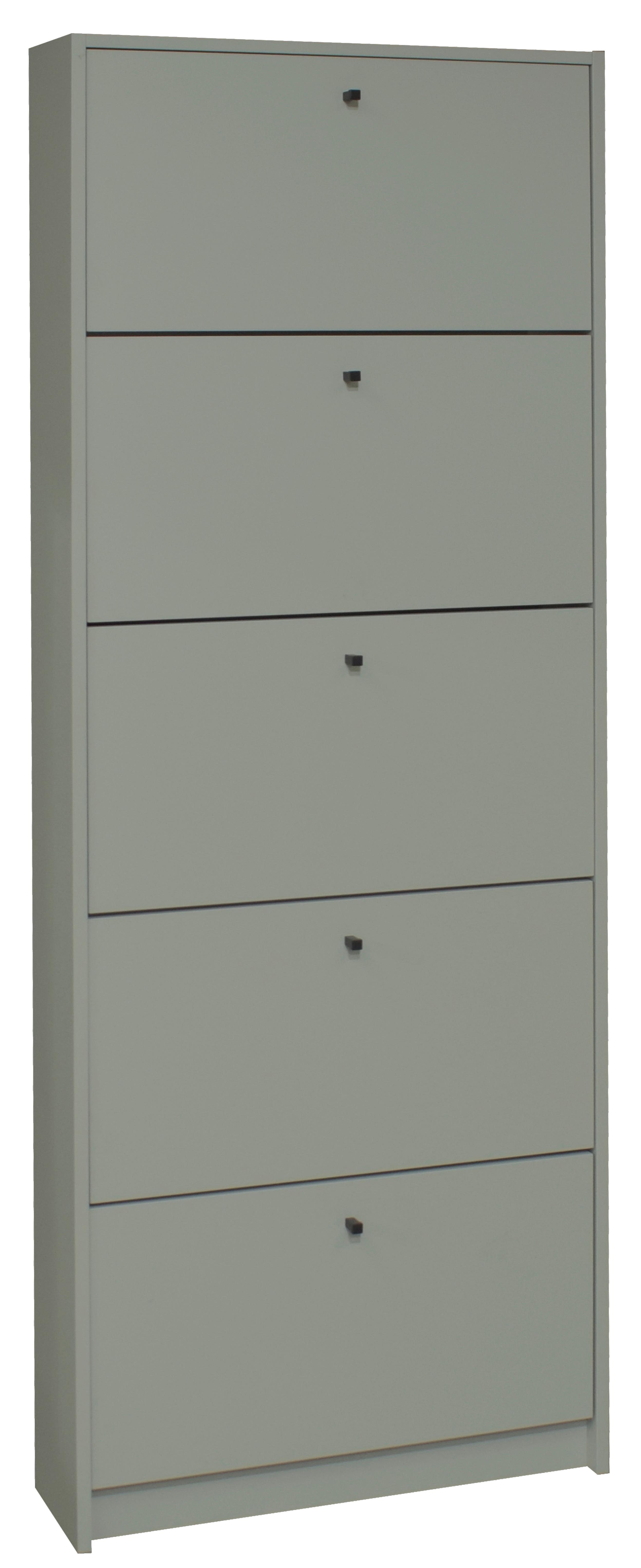 VÝKLOPNÁ SKRINKA NA TOPÁNKY FLAP - čierna/mätovozelená, Modern, kov/kompozitné drevo (60/168/16cm) - Mömax