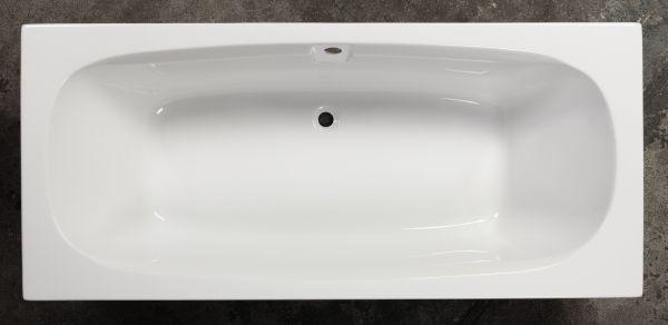 Vaňa MARBELLA 180 - biela, Konventionell, plast (180/80/41cm)