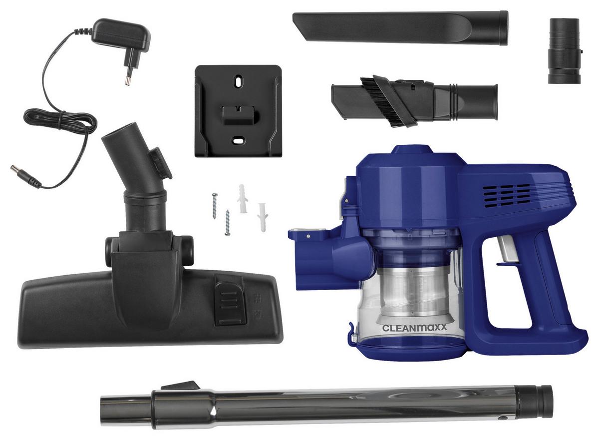 Akku-staubsauger V: 800 Ml - Blau/Silberfarben, Basics, Kunststoff/Metall (14/26/49cm)