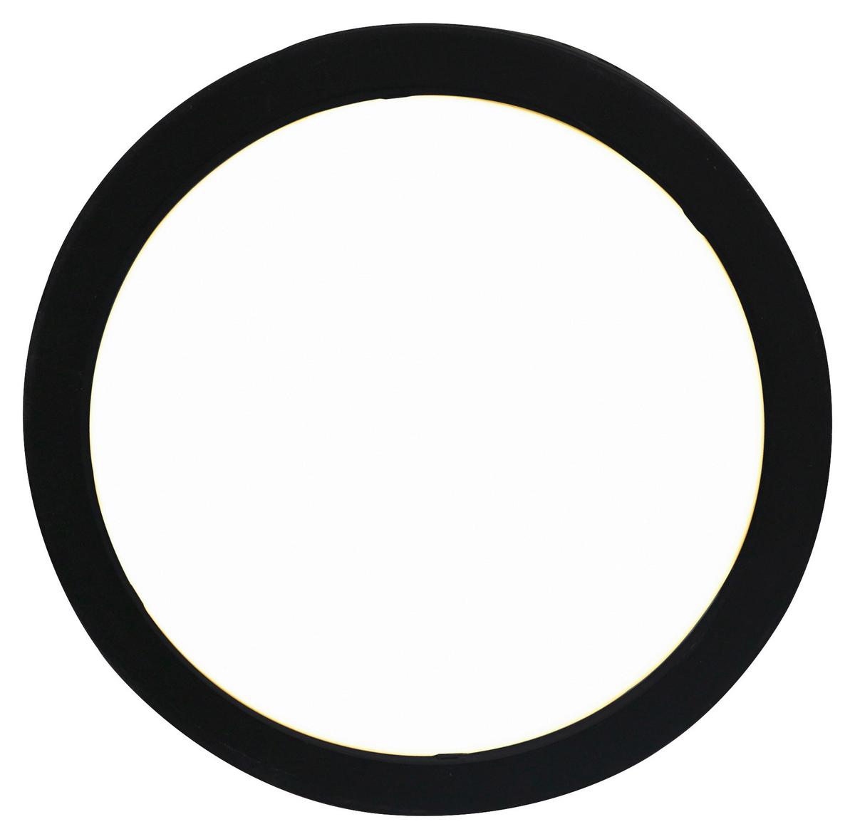 LED-Wandleuchte Casey - Schwarz, Basics, Kunststoff (22/3cm) - Luca Bessoni