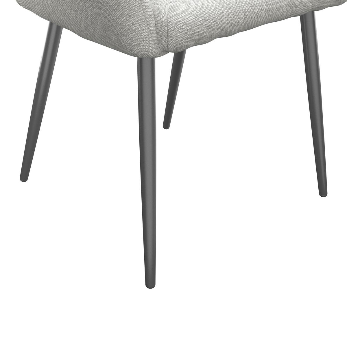 Szék Joe Ii - bézs/fekete, Konventionell, textil/fém (58/86/61cm)