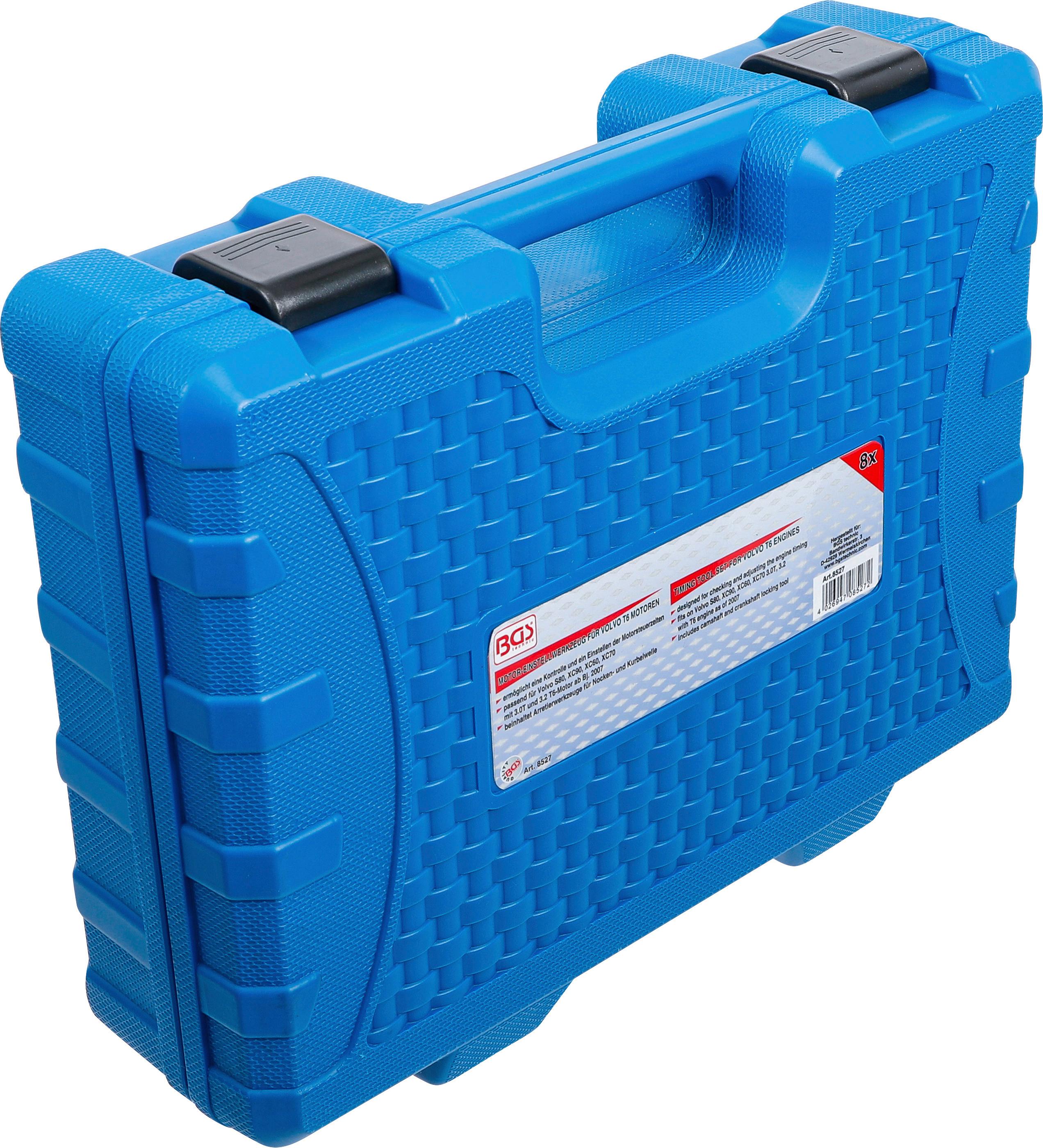 Motor-Einstellwerkzeug-Satz 8527 - Blau/Silberfarben, Basics (38,2/30,2/11,6cm)
