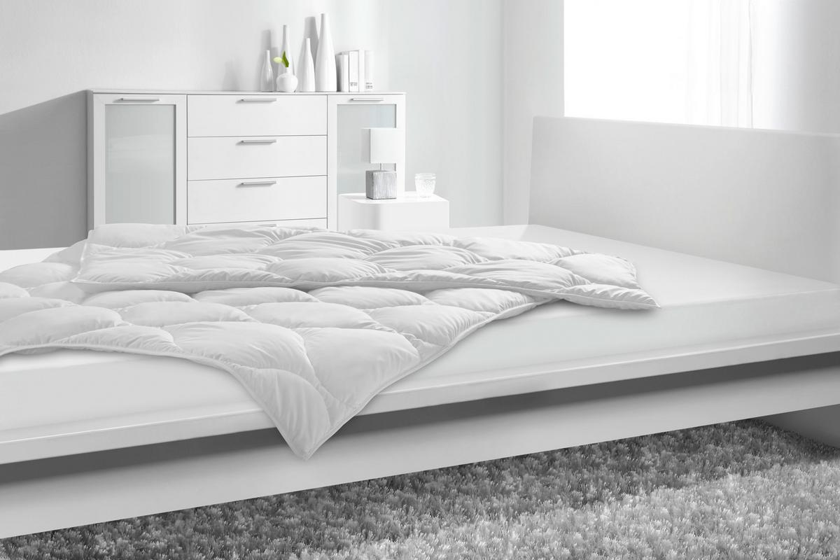 Celoroční přikrývka Aloe vera, 135-140/200cm - bílá, Konvenční, textil (135-140/200cm) - Nadana