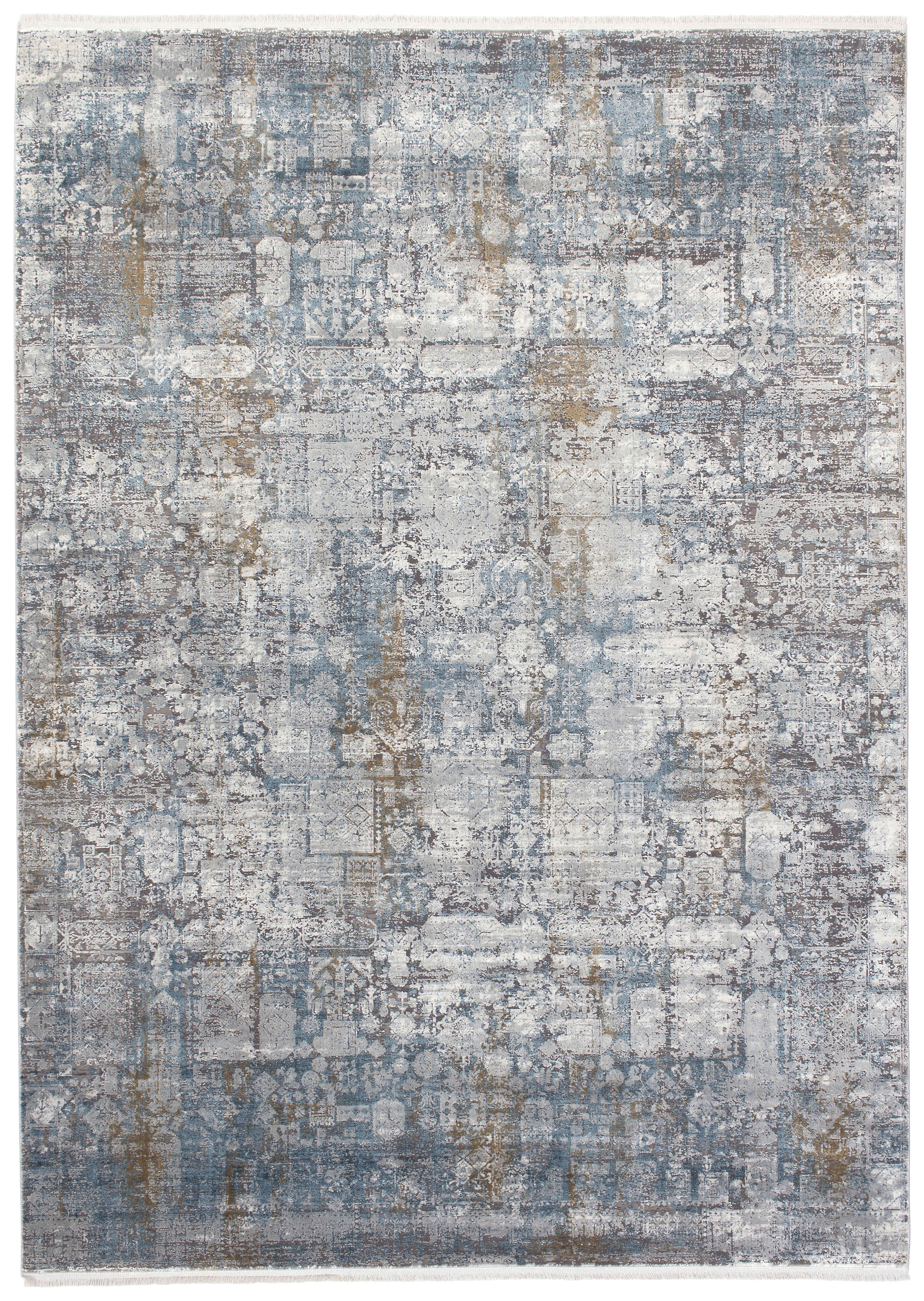Webteppich Blau/Grau Sinfonia 240x340 cm - Blau/Grau, Design, Textil (240/340cm) - Musterring