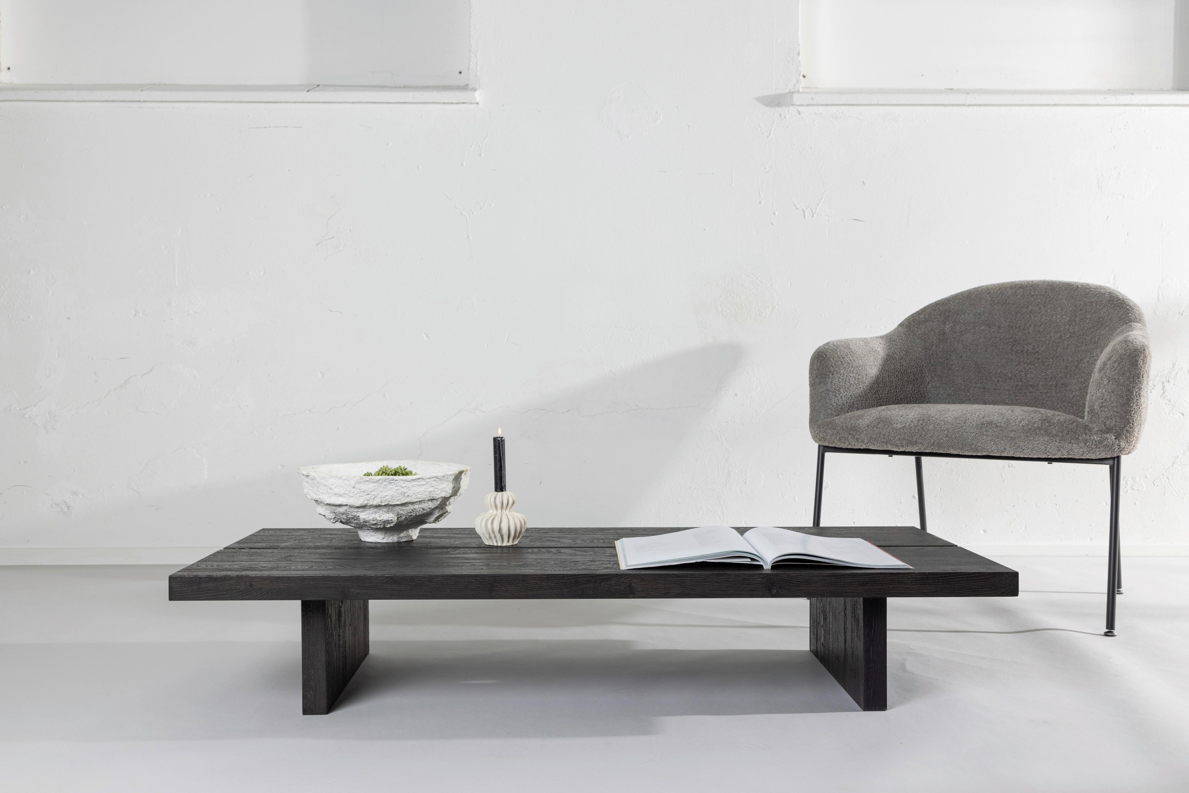 Couchtisch Lancester - Schwarz, Design, Holz (140/60/25cm) - Livetastic