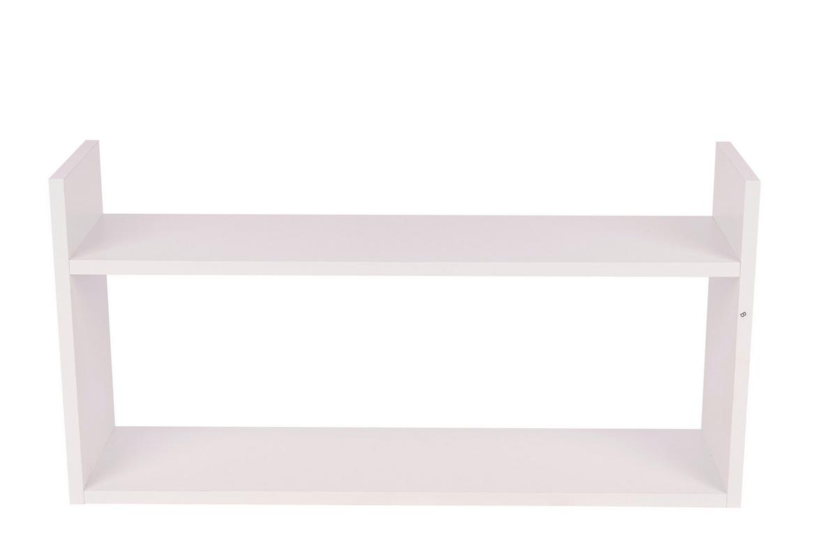 WANDREGAL Hannah Weiß B: 70cm - Weiß, Basics, Holzwerkstoff (70/18/35cm)
