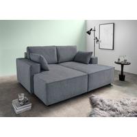 Bigsofa Tramin Anthrazit B: 188 Cm - Anthrazit/Schwarz, MODERN, Textil (188/86/154cm) - Livetastic