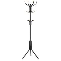 Garderobenständer mit 12 Kleiderhaken, H: 182 cm - Schwarz, Trend, Metall (44/182/44cm) - Boxxx