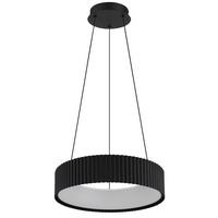 ZÁVĚSNÉ LED SVÍTIDLO KEMP - bílá/černá, Basics, kov/plast (46/12cm) - Globo