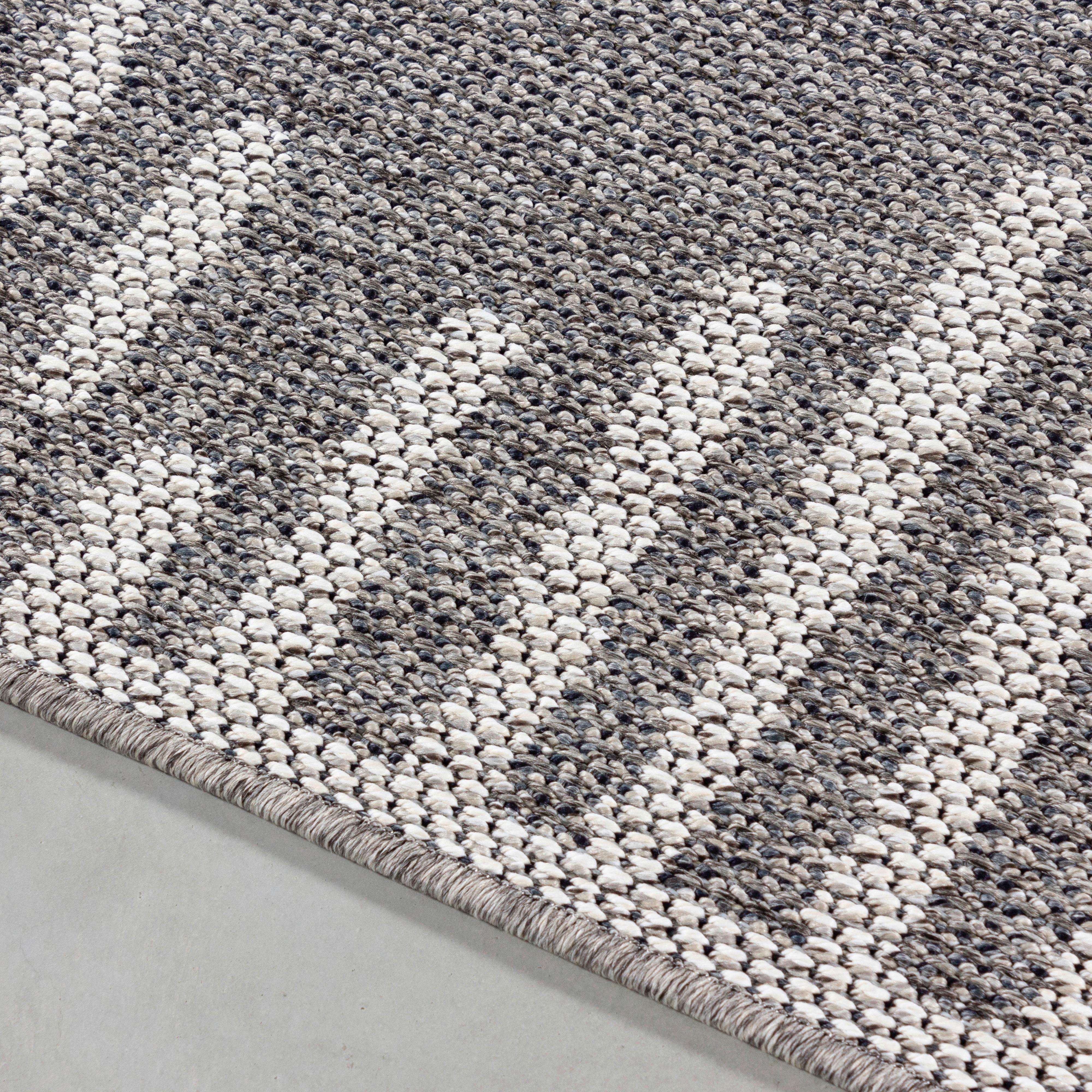 Läufer Aruba - Grau, Design, Textil (80/250cm)