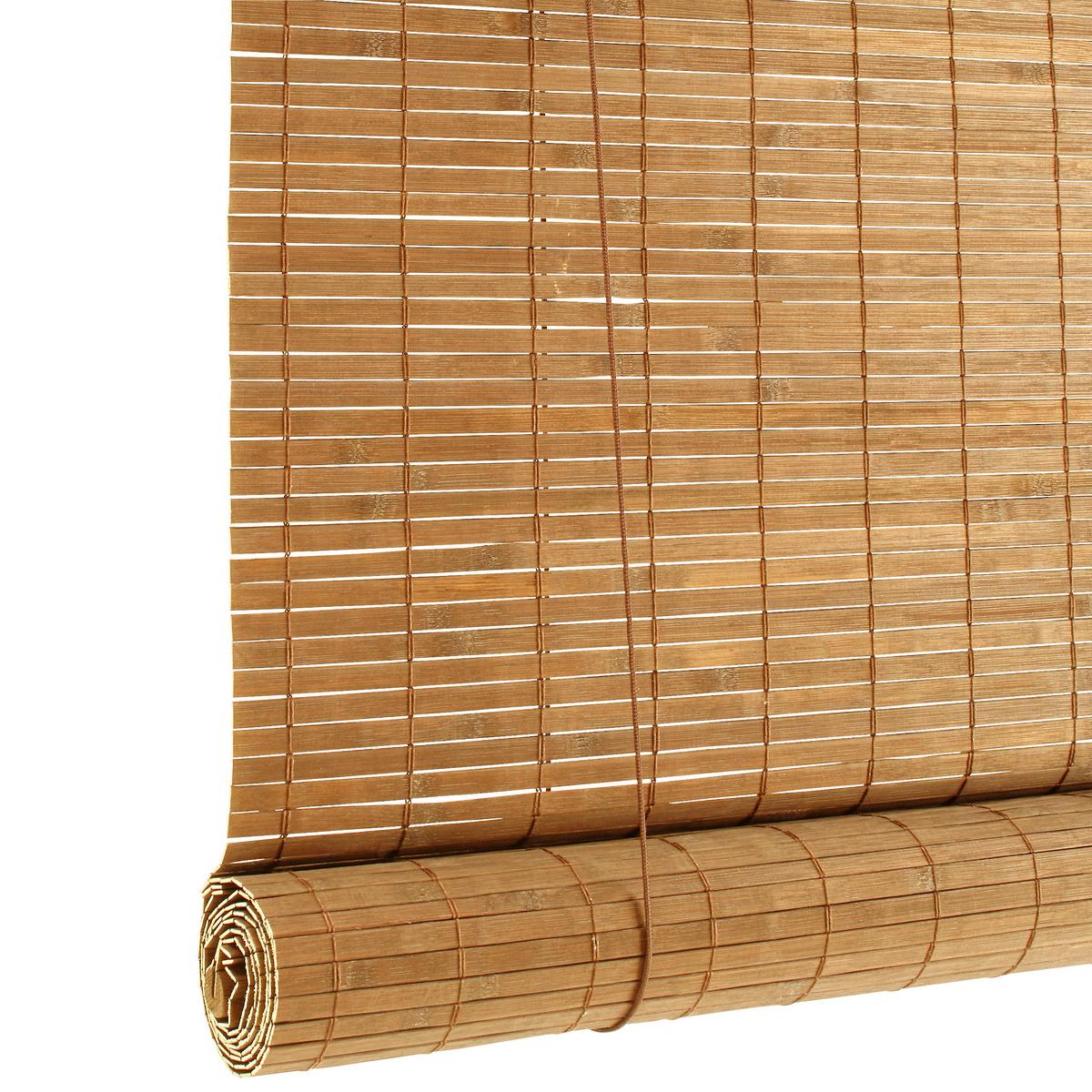 Roleta Woody, 120/180cm, hnedá - hnedá, Lifestyle, drevo (120/180cm) - Modern Living